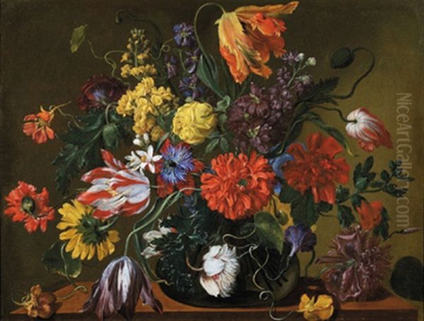 Blumenstillleben In Einer Vase - view 1