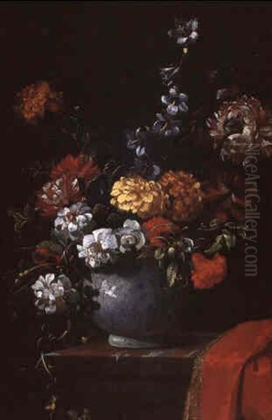 Fleurs Sur Un Entablement - view 1