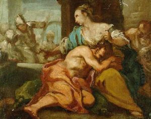Samson And Delilah by Mauro (Picinardi) Piccinardi
