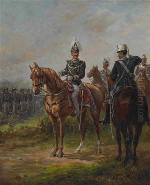 Konig Viktor Emanuel Iii. Von Italien Bei Der Parade - view 1