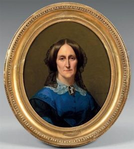 Portrait De Madame Emile Pepin Lehalleur, Nee Augustine by Auguste Pichon