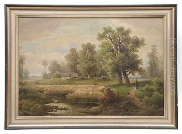 Bauerliche Landschaftsszene - view 1