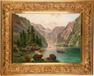 Blick Auf Den Konigssee Mit St. Bartoloma