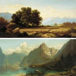 Harvesters (+ Fishing On An Alpine Lake; Pair)