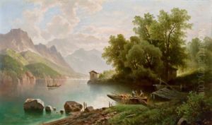 Blick Auf Den Genfersee