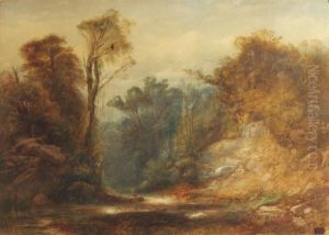 Paysage Aux Biches by Karl Bodmer