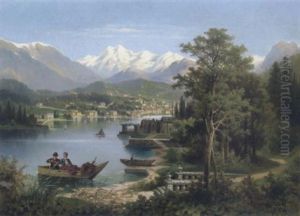 Am Lugano See by Anton Pick