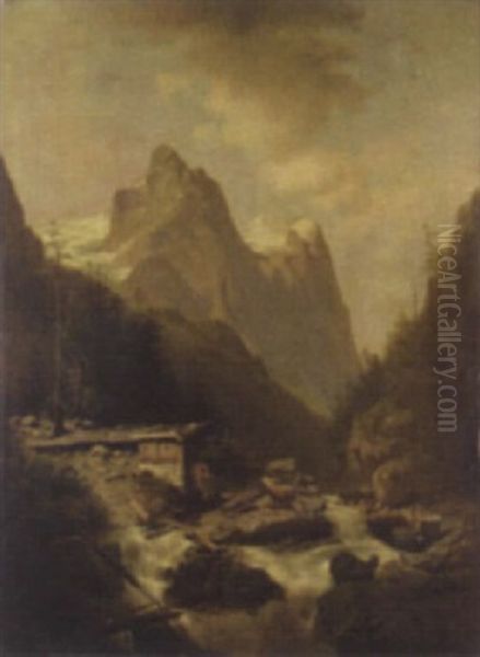 The Wetterhorn, Switzerland - view 1