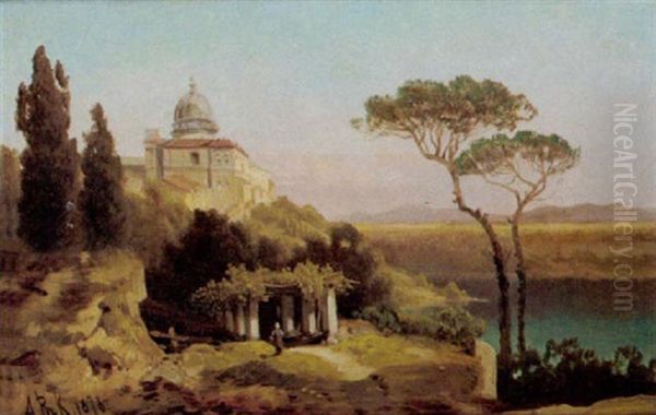 Blick Auf Die Villa D'este In Rom - view 1