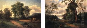Haymaking by Anton Pick