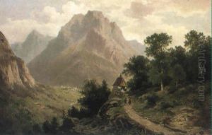 Tsterreichische Gebirgslandschaft by Anton Pick