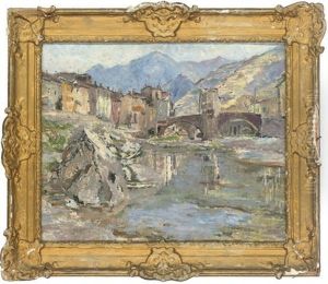 Le Pont (+ Interior Sketch, Verso) by Louise Pickard
