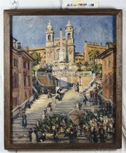 Trinita Dei Monti by Ernst Pickardt