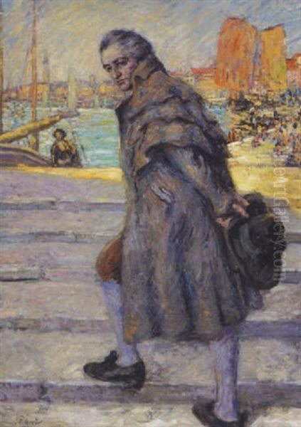Gaende Mand (goethe?), Venedig - view 1