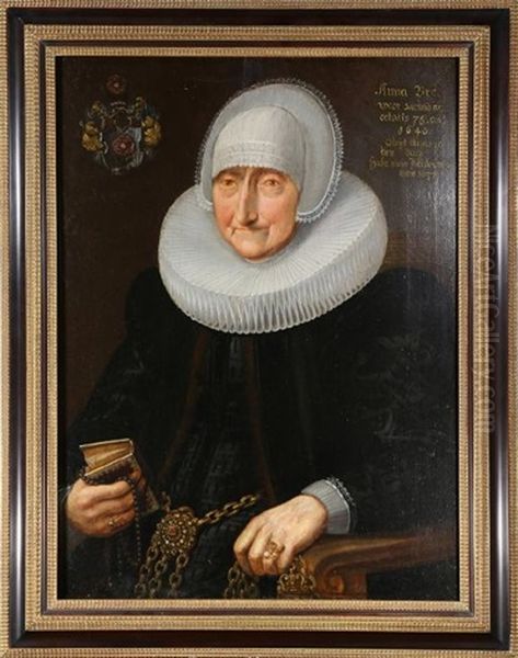 Portrait Of Anna Bre (at Age 76) - view 1