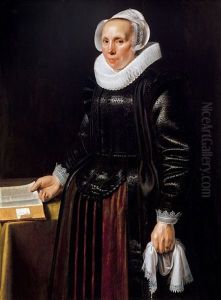 Female Portrait by Nicolaes Eliasz Pickenoy
