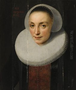 Portrait Of A Lady With White Ruff