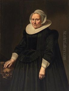 Portrat Einer Vornehmen Dame Im Alter Von 68 Jahren by Nicolaes Eliasz Pickenoy