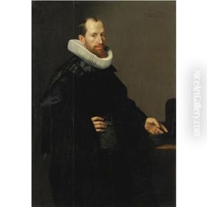 Portrait Of A Gentleman, At The Age Of Thirty-six by Nicolaes Eliasz Pickenoy