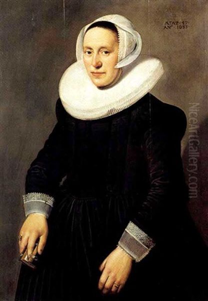Portrait De Femme A La Colerette - view 1