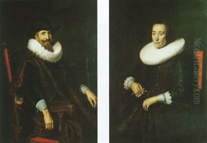 Portrait De Monsieur Elias Van Collen Punappen? by Nicolaes Eliasz Pickenoy
