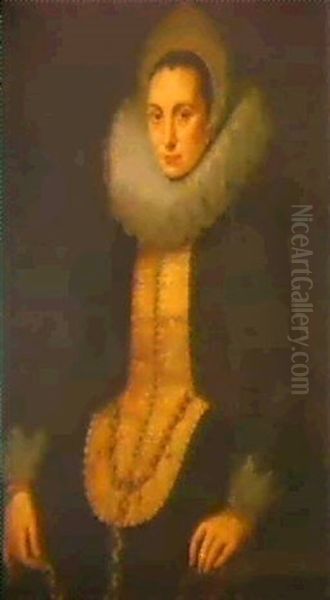 Portrait De Femme A La Collerette - view 1