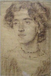 A Venetian Beauty On A Balcony (+a Drawing Of A Young Woman By Another Hand; 2 Works) A Venetian Beauty On A Balcony (+a Drawing Of A Young Woman By Another Hand; 2 Works)