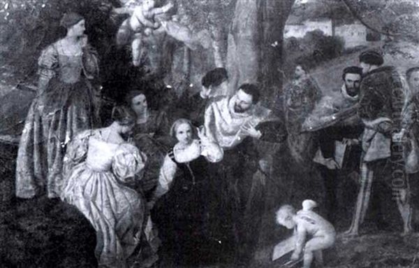 A Scene From Shakespeare's 'love's Labor Lost' - view 1