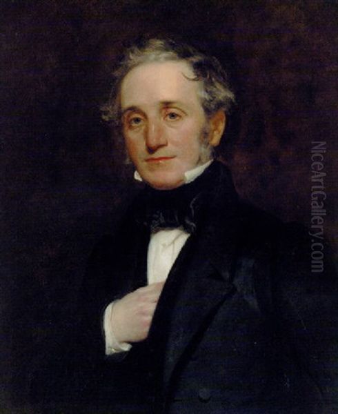 Portrait Of Thomas Cubitt In A Black Coat And Waistcoat - view 1