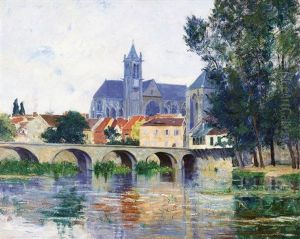 Moret-sur-loing by William Lamb Picknell