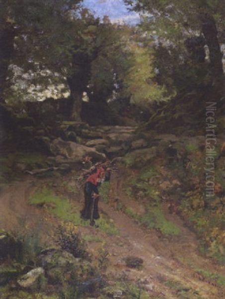 Wood Scene In Brittany - view 1