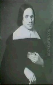 Portrait Of A Young Man Holding A Book by Cornelis Picolet