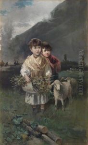 Escena Pastoril by Manuel Picolo Y Lopez