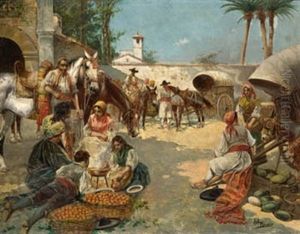 Mercado Murciano by Manuel Picolo Y Lopez