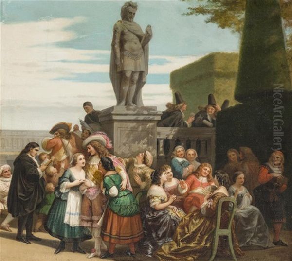Elegant Company At Versailles - view 1