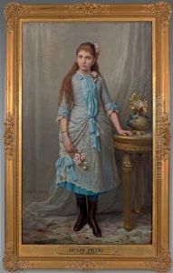 Fillette Au Bouquet