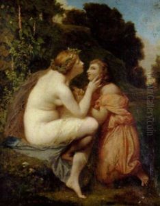 Dafne Och Cupido by Henri Pierre Picou