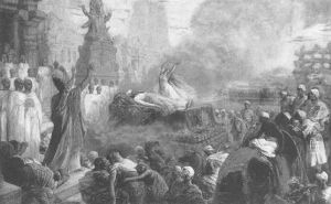 La Veuve De Malabar by Henri Pierre Picou