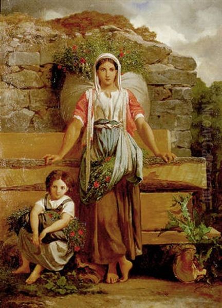 La Recolte Des Fleurs, Les Fanneuses Apres La Moisson - view 1