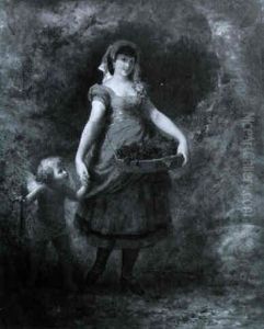 Au Printemps by Henri Pierre Picou
