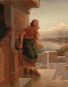 The First Sign Of Rain by Henri Pierre Picou