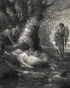 Amor Und Psyche Im Wald