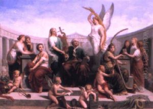 Apotheosis Of Mozart And Moliere