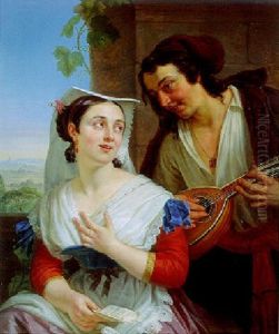 La Serenade by Charles Picque