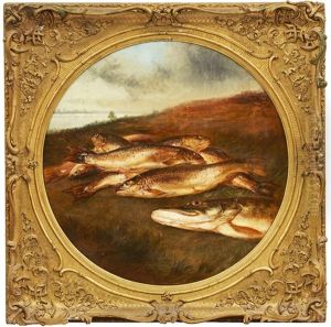 Trout And Pike by Henry James Pidding
