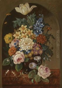 Blumenstillleben by Franz Xaver Pieler