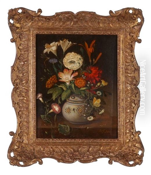 Gegenstucke: Blumenstillleben (pair) - view 1