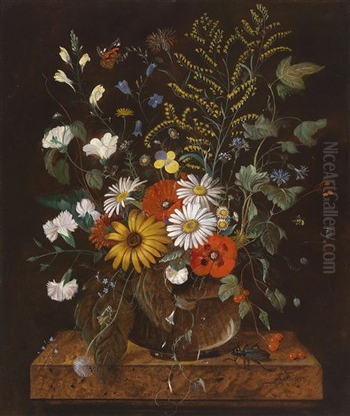 Grosses Blumenstuck Mit Fruhlingsblumen - view 1