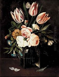 Floral Still Life by Franz Xaver Pieler