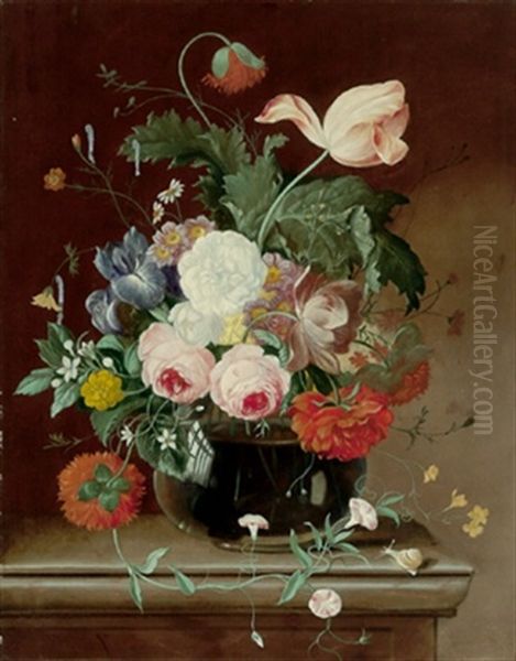 Blumen In Vase Mit Wicken - view 1